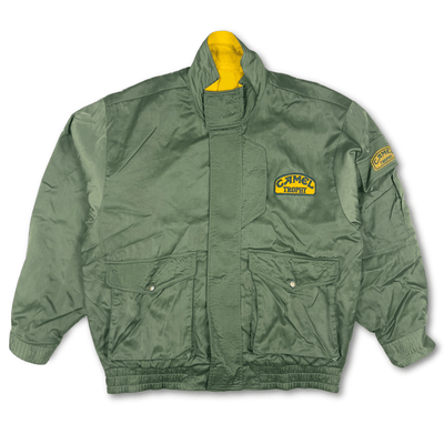 Vintage 1990s Land Rover Camel Trophy Endurance Race Jacket Green