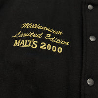 Vintage Japan JDM Suntory Malts Millennium Members 2000 Leather Varsity Jacket - Sugoi JDM