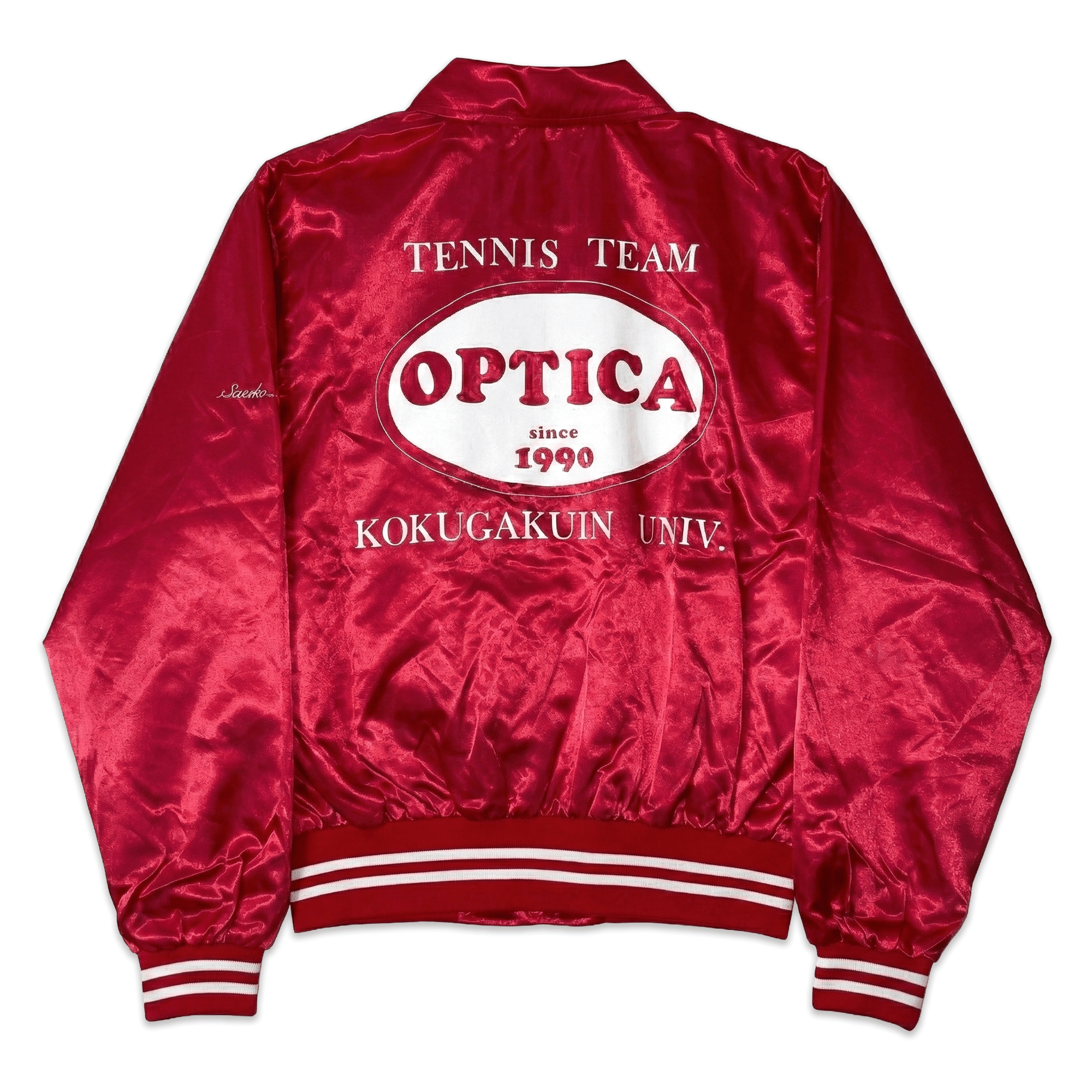 Vintage Japan Kokugakuin University Optica Tennis Team School Jacket - Sugoi JDM