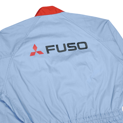 Vintage JDM Japan Mitsubishi Heavy Industries Fuso Coveralls Tsunagi Blue - Sugoi JDM