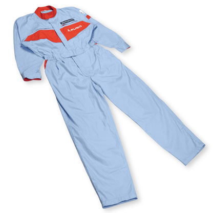 Vintage JDM Japan Mitsubishi Heavy Industries Fuso Coveralls Tsunagi Blue - Sugoi JDM