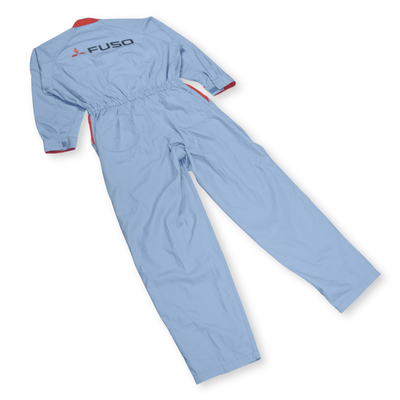 Vintage JDM Japan Mitsubishi Heavy Industries Fuso Coveralls Tsunagi Blue - Sugoi JDM