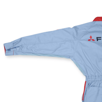Vintage JDM Japan Mitsubishi Heavy Industries Fuso Coveralls Tsunagi Blue - Sugoi JDM