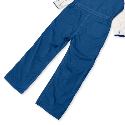 Vintage JDM Japan MMC Mitsubishi Motors Car Plaza Coveralls Tsunagi Blue - Sugoi JDM