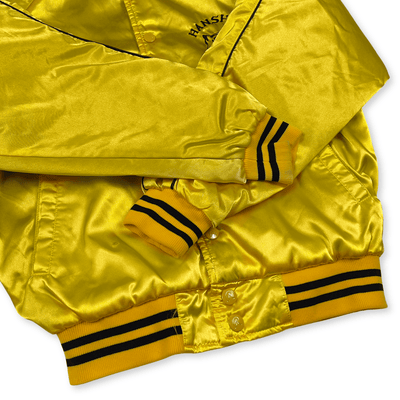 Vintage Rawlings NPB Showa Japan Hanshin Tigers Baseball Batting Jacket Yellow - Sugoi JDM
