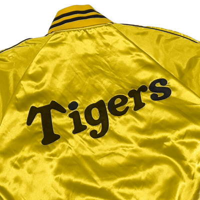 Vintage Rawlings NPB Showa Japan Hanshin Tigers Baseball Batting Jacket Yellow - Sugoi JDM