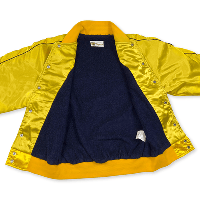 Vintage Rawlings NPB Showa Japan Hanshin Tigers Baseball Batting Jacket Yellow - Sugoi JDM