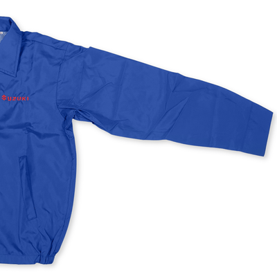 Vintage Showa Era 1970s JDM Japan Suzuki Staff Jacket Blue - Sugoi JDM