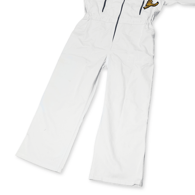 Vintage Showa Era JDM Japan Honda Racing Coveralls Tsunagi Coveralls White - Sugoi JDM