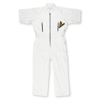 Vintage Showa Era JDM Japan Honda Racing Coveralls Tsunagi Coveralls White - Sugoi JDM