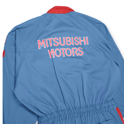 Vintage Showa JDM Mitsubishi Heavy Industries Fuso Coveralls Tsunagi Blue - Sugoi JDM