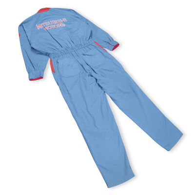 Vintage Showa JDM Mitsubishi Heavy Industries Fuso Coveralls Tsunagi Blue - Sugoi JDM