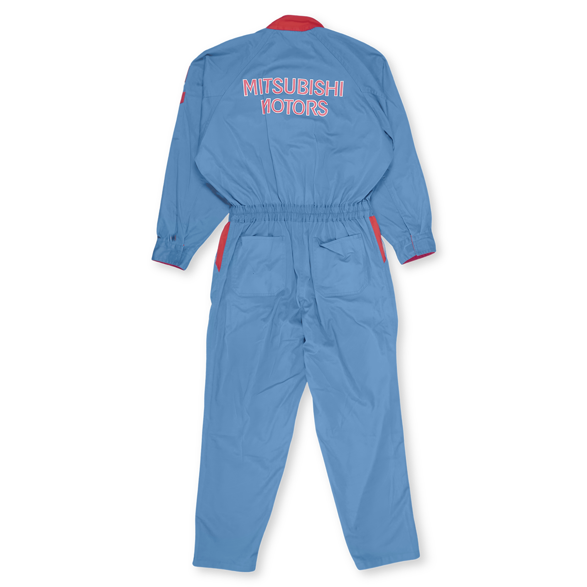 Vintage Showa JDM Mitsubishi Heavy Industries Fuso Coveralls Tsunagi Blue - Sugoi JDM