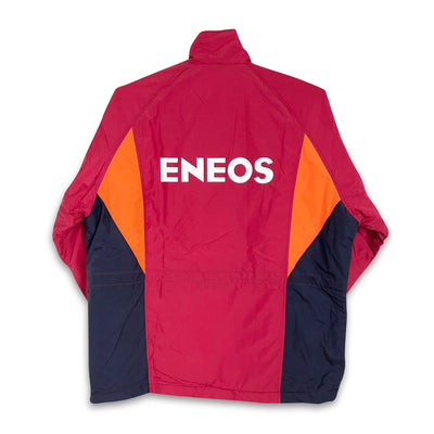 Authentic Retro JDM ENEOS Japan Oil Staff Winter Overcoat Jacket - Sugoi JDM