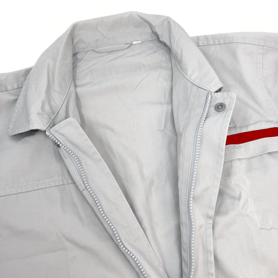 Authentic Retro JDM Japan Nissan Technician Mechanic Staff Jacket Gray - Sugoi JDM