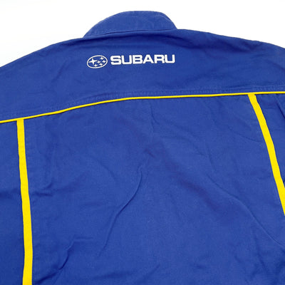Authentic Retro JDM Japan Subaru Mechanic Tsunagi Coveralls Blue - Sugoi JDM