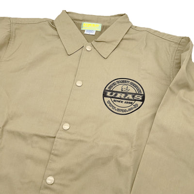 Authentic Retro JDM URAS Racing D1GP Nomuken Design Coach's Jacket Brown - Sugoi JDM