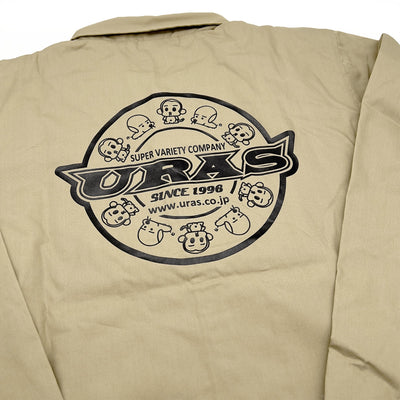 Authentic Retro JDM URAS Racing D1GP Nomuken Design Coach's Jacket Brown - Sugoi JDM