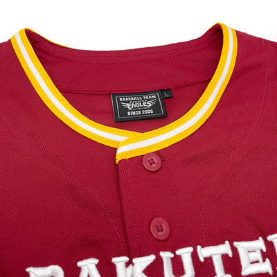 Authentic Retro NPB Japan Baseball Tohoku Rakuten Eagles Knit Jersey Red - Sugoi JDM