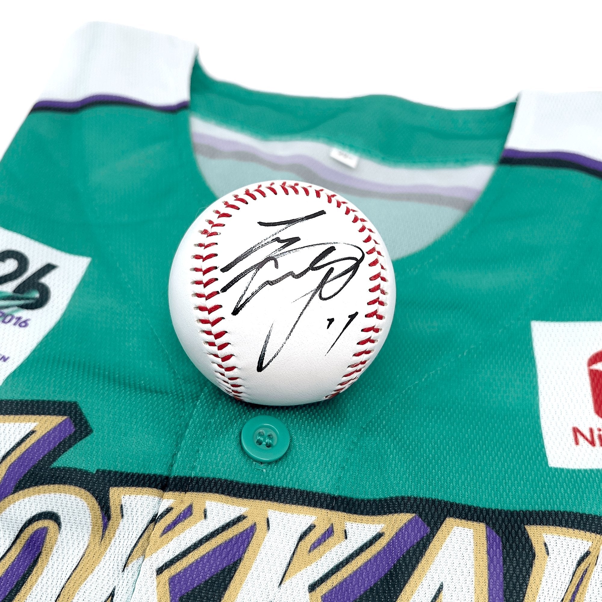 ohtani game used jersey