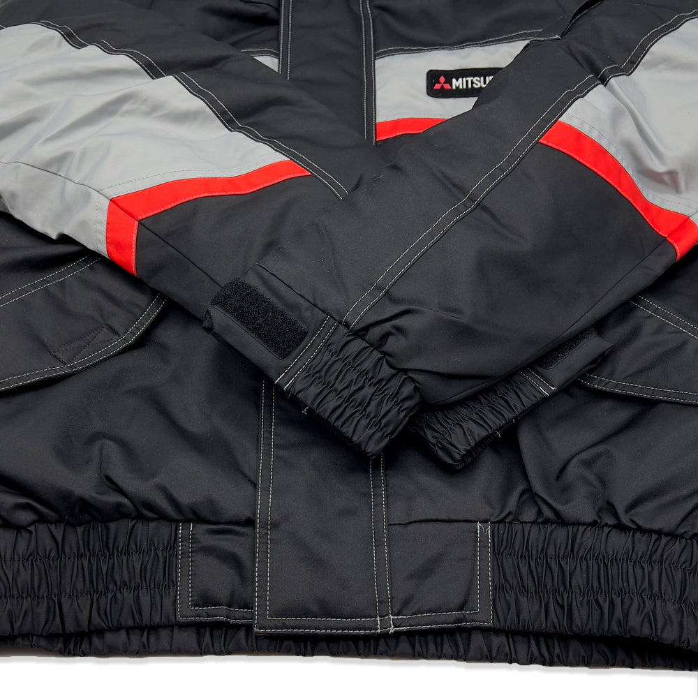 Genuine Japan JDM Mitsubishi Motors Service Staff Mechanic Jacket Black ...