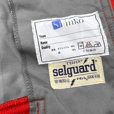 Genuine JDM Retro Japan Idemitsu Gas Station Fuel Working Jacket Grey - Sugoi JDM