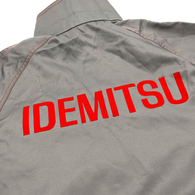 Genuine JDM Retro Japan Idemitsu Gas Station Fuel Working Jacket Grey - Sugoi JDM