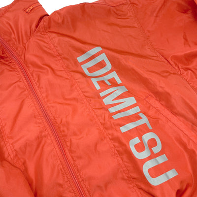 Genuine JDM Retro Japan Idemitsu Gas Station Fuel Working Jacket With Hoodie Red - Sugoi JDM