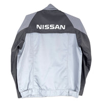Genuine JDM Retro Japan Nissan Mechanic Staff Jacket 2 Tone Grey - Sugoi JDM