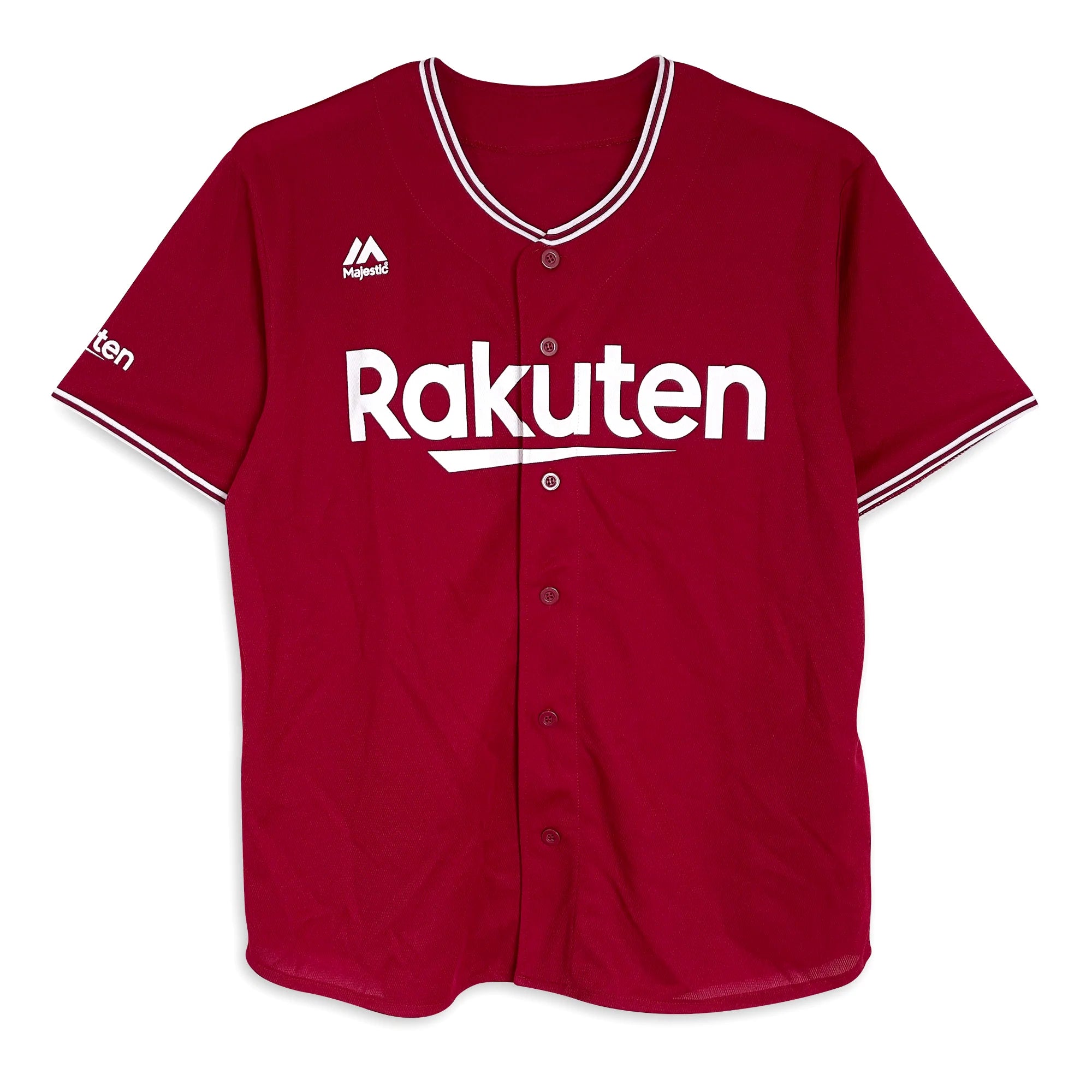 Genuine Majestic NPB Japan Baseball Tohoku Rakuten Eagles Jersey Red