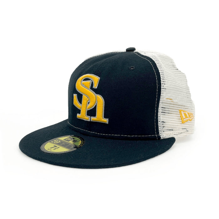 Genuine Retro Baseball Softbank Hawks New Era 59Fifty Baseball Cap Hat - Sugoi JDM
