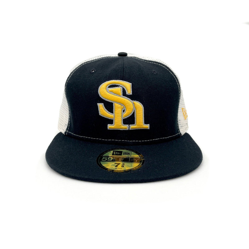 Genuine Retro Baseball Softbank Hawks New Era 59Fifty Baseball Cap Hat - Sugoi JDM