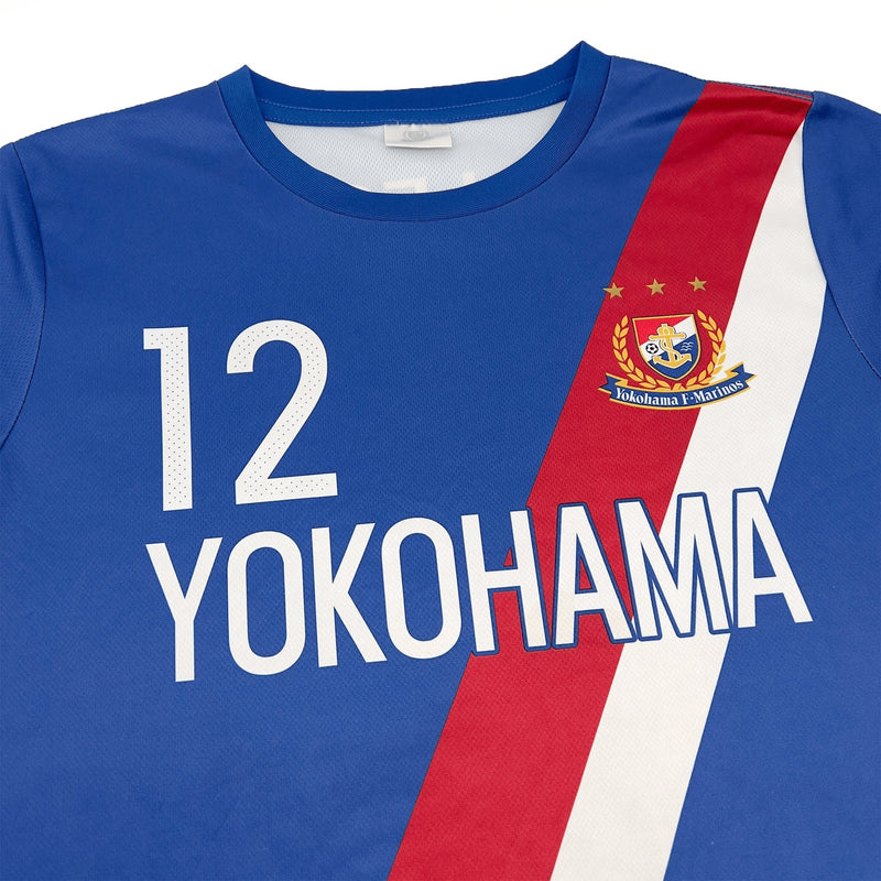 Genuine Retro J1 League Japan Soccer Nissan Yokohama F Marinos Jersey #12 - Sugoi JDM