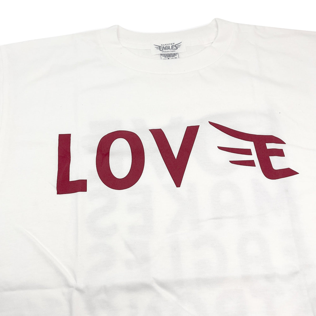 Genuine Retro Japan Baseball Tohoku Rakuten Eagles Love Fan Club T-Shirt - Sugoi JDM
