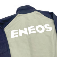 Genuine Retro Japan ENEOS Oil Fuel Light Working Jacket Blue - Sugoi JDM