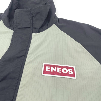 Genuine Retro Japan ENEOS Oil Fuel Light Working Jacket Blue - Sugoi JDM