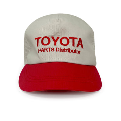 Genuine Retro JDM Japan Corporate Toyota Parts Distributor Hat Cap - Sugoi JDM