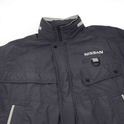 Genuine Retro JDM Japan Nissan Technician Mechanic Staff Bomber Hoodie Jacket - Sugoi JDM