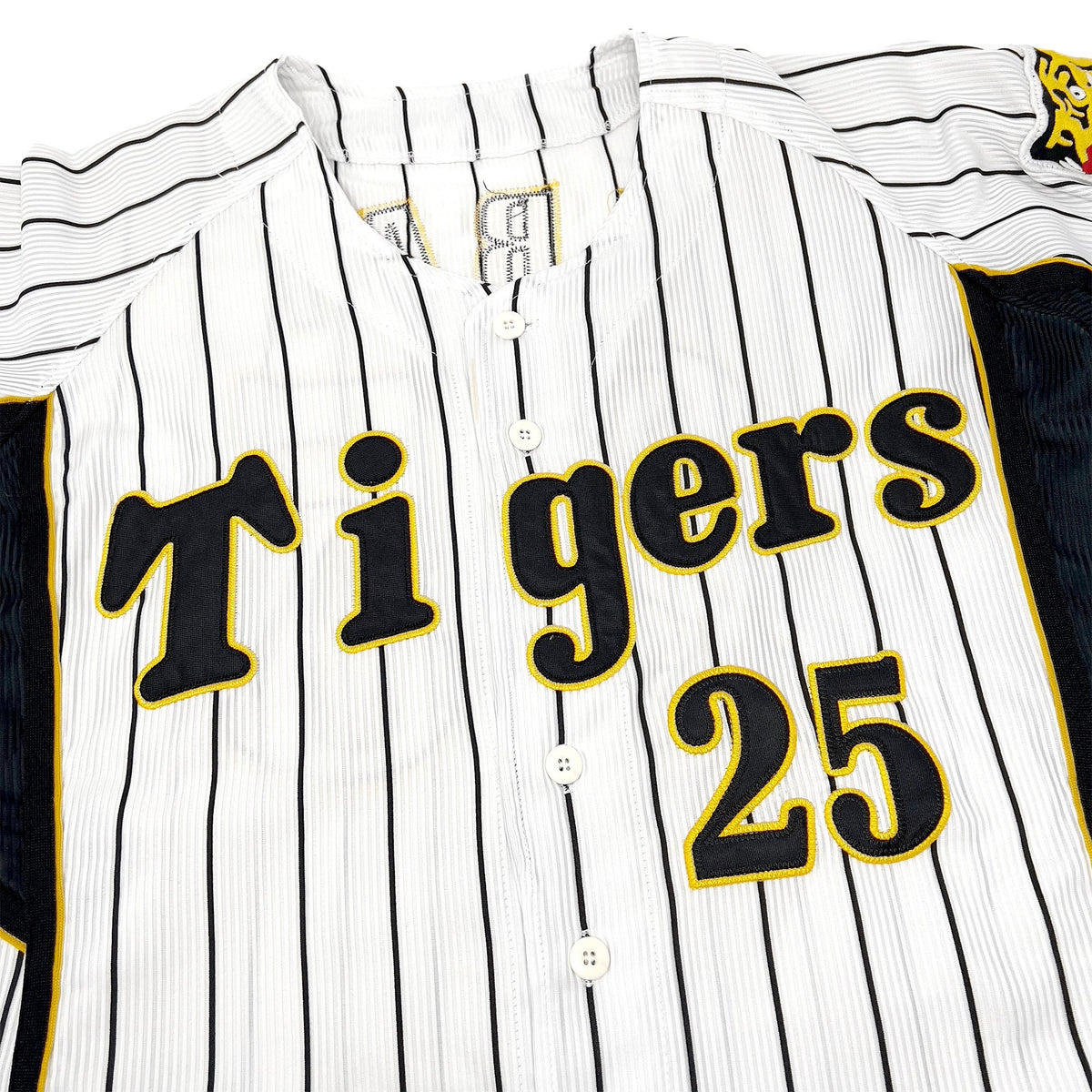 Genuine Retro NPB Japan Hanshin Tigers Ryota Arai Baseball Knit Jersey #25 - Sugoi JDM