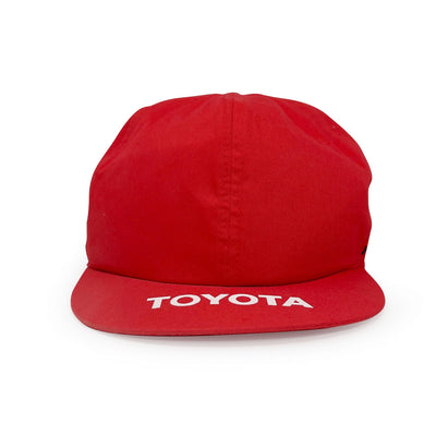 Genuine Vintage JDM Japan Showa Era Toyota Parts Hat Cap Red - Sugoi JDM