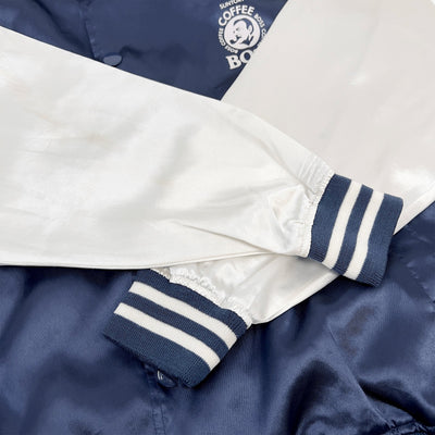 Genuine Vintage JDM Japan Suntory Boss Coffee Varsity Jacket Navy - Sugoi JDM