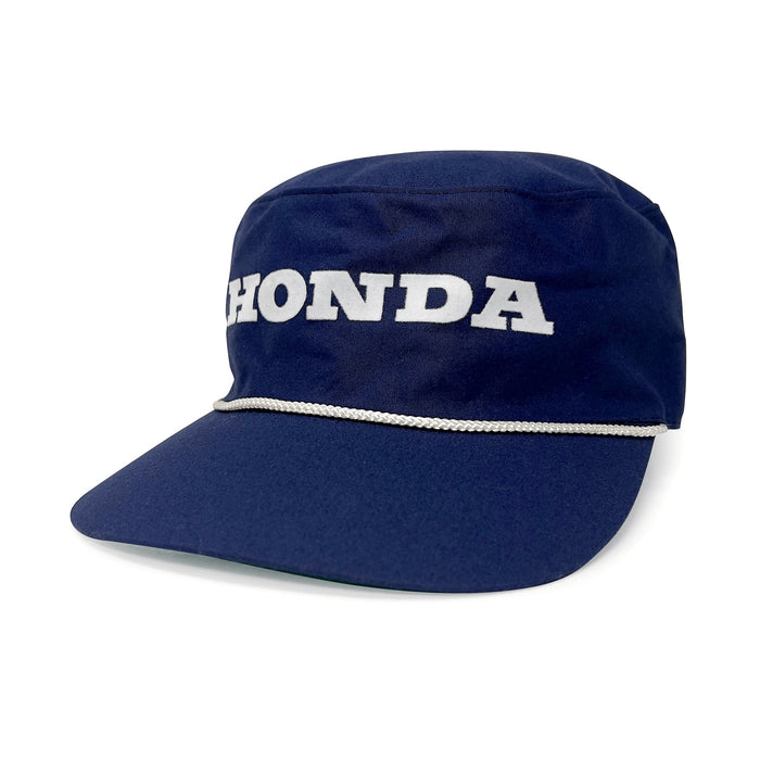Genuine Vintage Showa Era Japan Honda Motors Primo Tassel Work Cap Hat Blue - Sugoi JDM