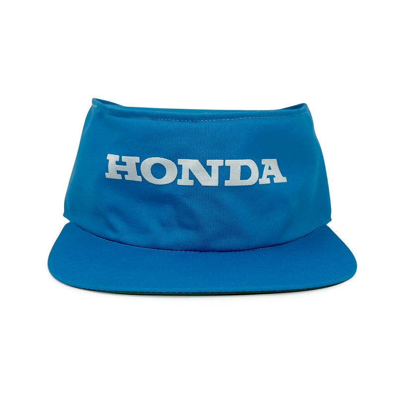 Genuine Vintage Showa Era Japan Honda Motors Primo Work Cap Hat Blue - Sugoi JDM