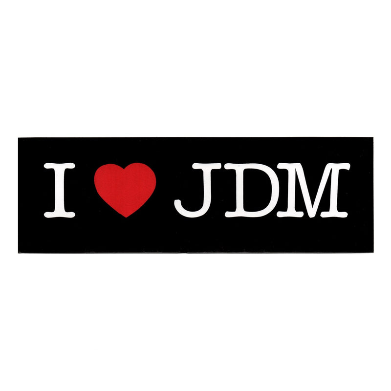 I Heart Love JDM Premium Quality Bumper Sticker Decal - Sugoi JDM