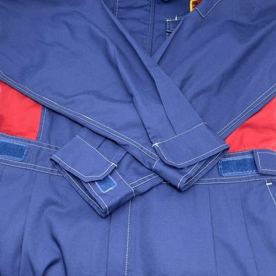 Japan JDM Eneos Oil Dr. Drive Summer Coveralls Tsunagi Jumpsuit Blue - Sugoi JDM