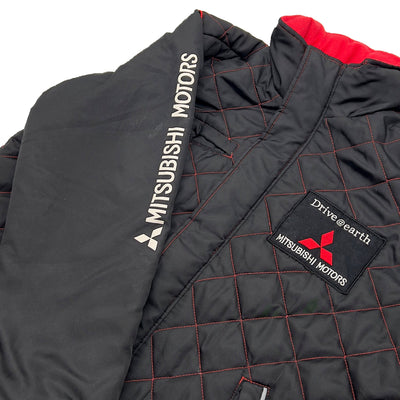 Japan JDM Mitsubishi Motors Service Staff Mechanic Hooded Jacket Black - Sugoi JDM