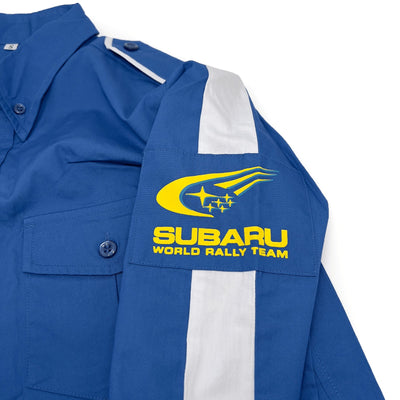 Japan JDM Subaru World Rally Team WRC STi Button Up Long Sleeve Shirt - Sugoi JDM