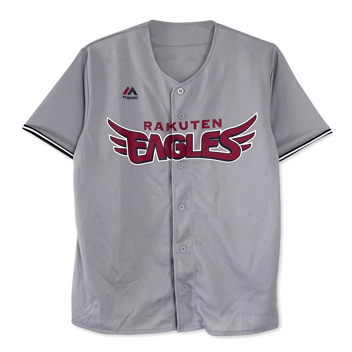 Japan NPB Baseball Majestic Tohoku Rakuten Eagles 2021 Jersey Grey - Sugoi JDM