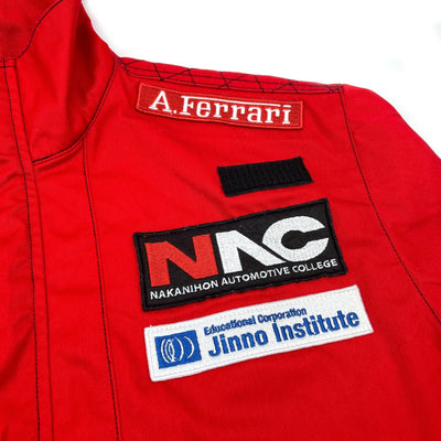 Japan Rare Nakanihon Automotive College Ferrari Racing Uniform Jacket - Sugoi JDM