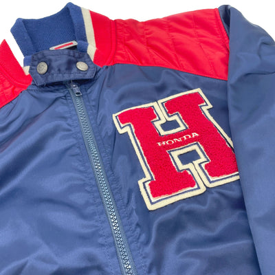 Japan Retro Vintage Varsity Letterman 90's Honda Racing Nylon Jacket - Sugoi JDM